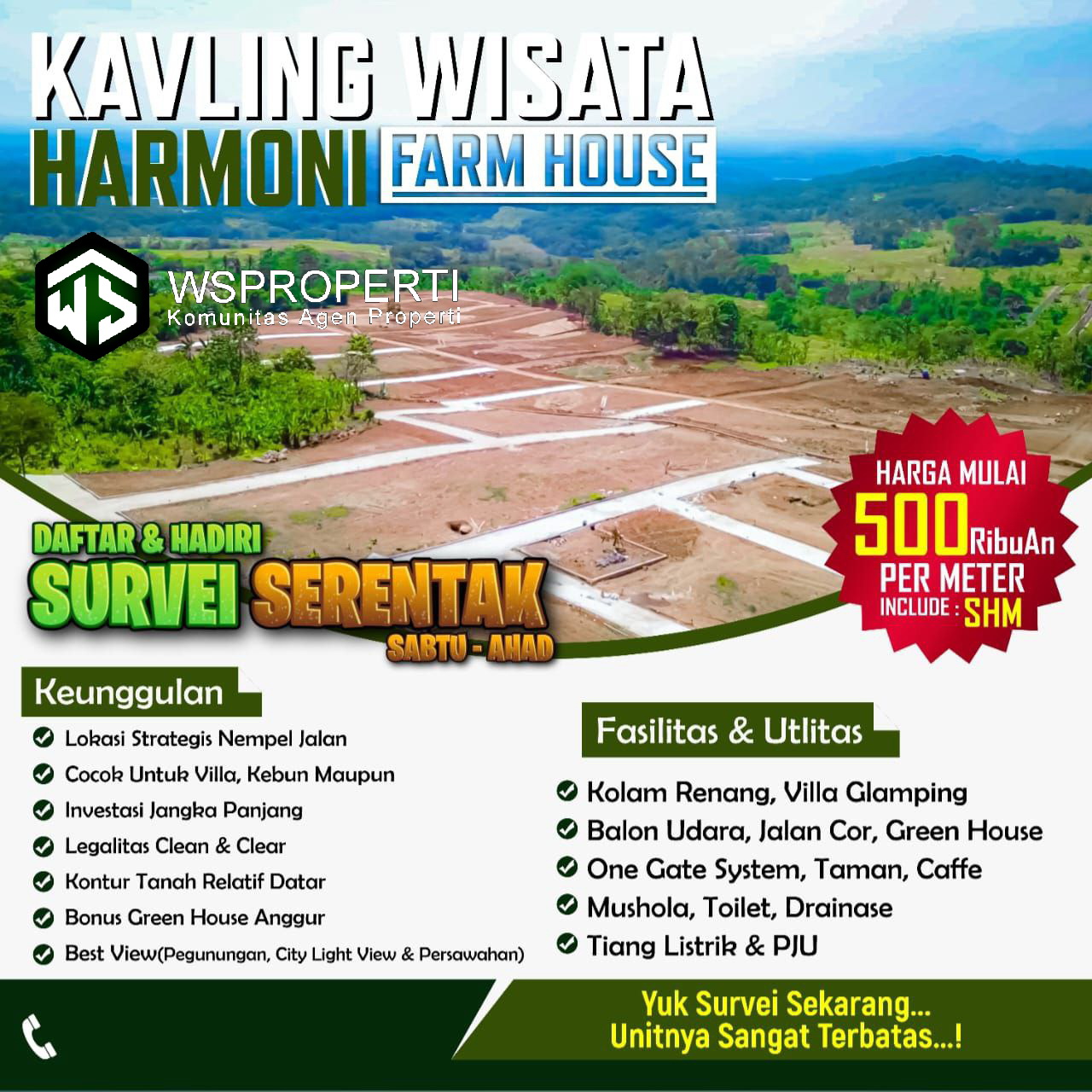 Kavling Anggur Harmoni Farm House Cariu Jonggol Bogor 5