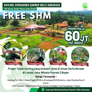 Kavling Garden Hills Sukarasa Jalur Puncak 2 Bogor 10