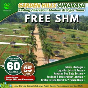 Kavling Garden Hills Sukarasa Jalur Puncak 2 Bogor 6